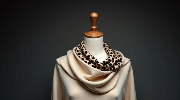 Écharpe léopard noir et beige : un accessoire mode essentiel pour un look chic